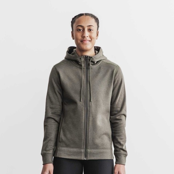 NOBULL Tops - NWT NOBULL Women’s Zip Up Hoodie - Small - Army Green